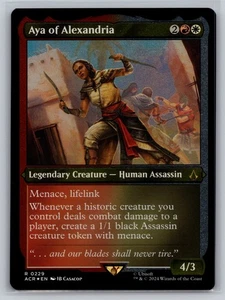 Aya of Alexandria (Foil Etched) R Universes Beyond: Assassin's Creed 229 NM - Picture 1 of 2
