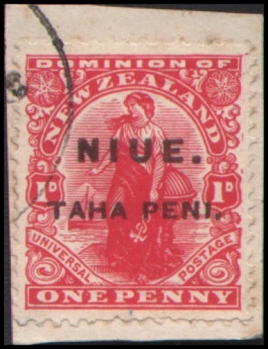 Niue #4 Usado en pieza Foto 1 de 1