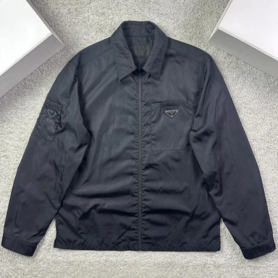 Prada Overshirt Nylon Jacket - Size S (Fits M) RRP £1000+ - Image 1 of 4