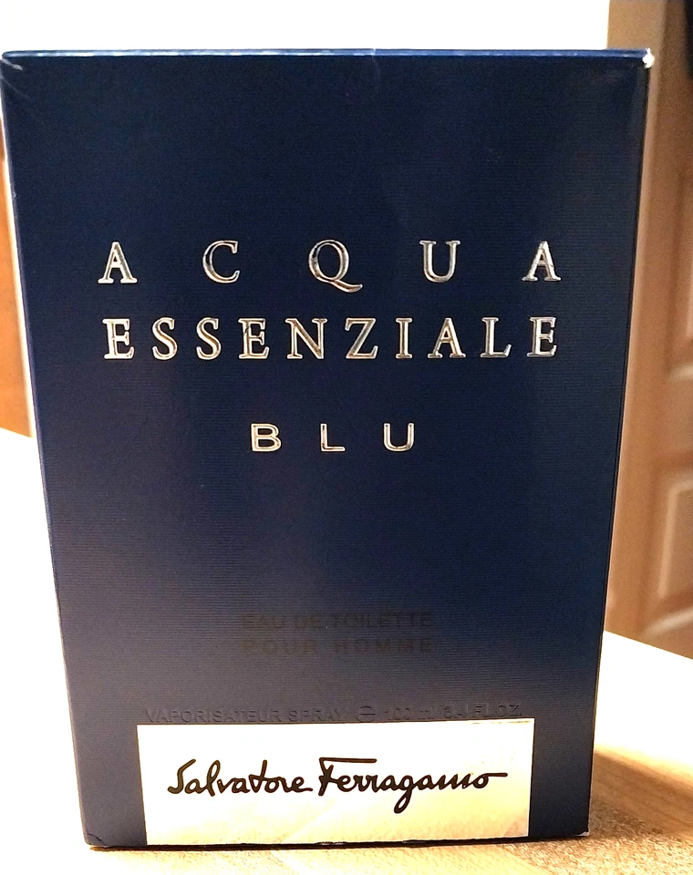 Acqua Essenziale Blu por Salvatore Ferragamo 3,4 OZ Colonia para Hombres Nuevo en Caja Foto 1 de 1