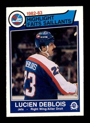 1983 O-Pee-Chee #378 Lucien DeBlois HL NM/NM+ X3366565 - Image 1 of 3