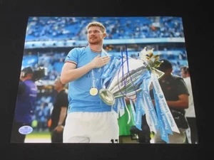 Kevin DeBruyne Signed 8x10 Photo VSA COA - Picture 1 of 2