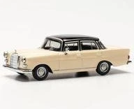 Mini auto 1/87 Mercedes-Benz 200 fintail (crema x nero) [HE430739-003] - Immagine 1 di 1