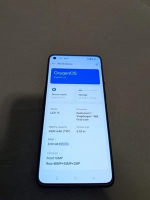 Oneplus 9 5G 128gb + 8gb RAM LE2115 Desbloqueado Versión Global Negro Foto 1 de 4