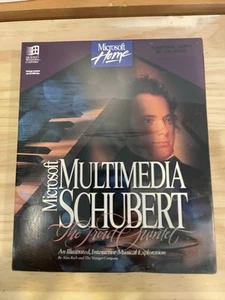 New | BIG BOX *Not For Resale* Microsoft Multimedia Schubert Software Brand New - Picture 1 of 6