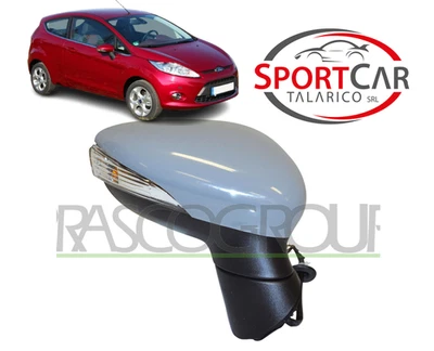 RETROVISORE Specchio Completo RIBALTABILE DESTRO 8 PIN FORD FIESTA DAL 2008 - Immagine 1 di 2