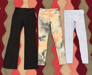 Athleta Girl Leggings 3 Pair Bundle - Size L (12) - Picture 1 of 4