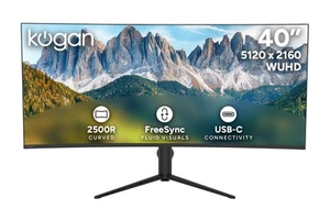 Kogan Infinity 40" Curved Ultrawide WUHD 5K2K Freesync USB-C Monitor (5120 x - Picture 1 of 10