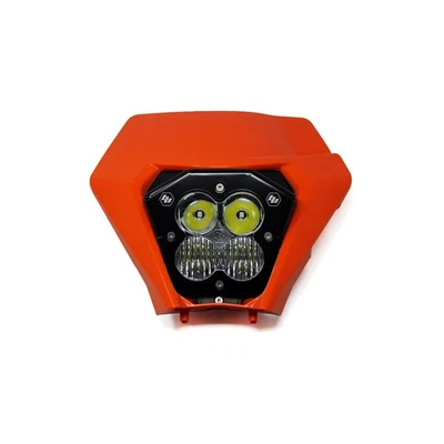 Baja Designs XL Pro LED D/C Headlight Kit with Orange Shell KTM 2020+ - Image 1 of 3