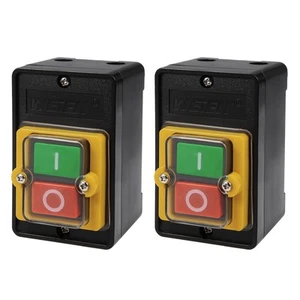 Start Stop Push Button Switch On/Off 10A KAO-5H for Electric Tool 2pcs - Picture 1 of 3