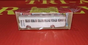 Tri-ang Minix, Strachans BUS AEC 1968 White , Excellent Plus Condition, Boxed. - Picture 1 of 12