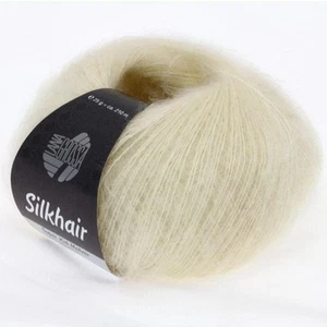 LANA GROSSA SILKHAIR Strickgarn Wolle (52 - Rohweiß) - Bild 1 von 5