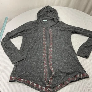 Cárdigan Maurices ligero con capucha frente abierto talla grande - Imagen 1 de 6