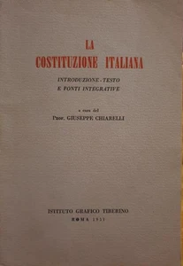 BO125752 La Costituzione Italiana /  Giuseppe Chiarelli 1951 - Picture 1 of 1