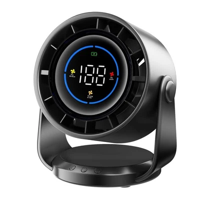 Portable Mini Fan With Silent Built-in 4000 Mah Polymer Battery - image 1 of 4