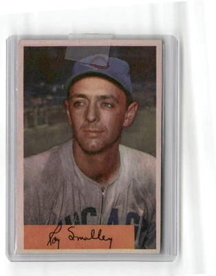1954 Bowman #109 Roy Smalley Excelente - Imagem 1 de 2