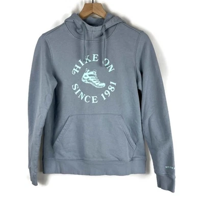Sudadera con capucha para mujer Merrell "Hike On" púrpura/gris talla pequeña Gorpcore Foto 1 de 4