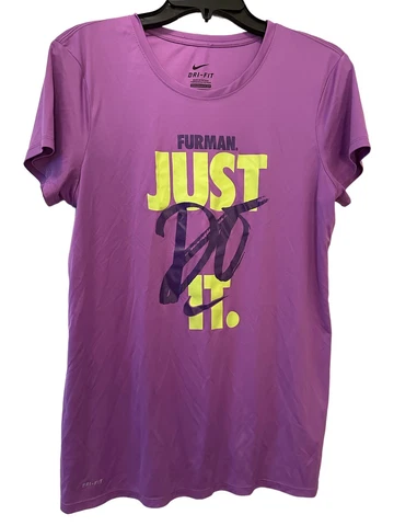 Furman University Nike T Shirt Size L Youth  Dri-Fit Paladins Cover