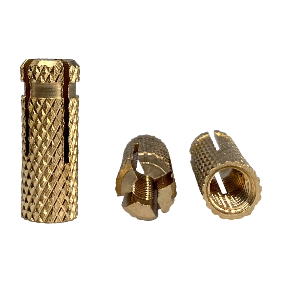 Confezione da 150 pezzi di ancoraggio in ottone M6 x 22 mm, manicotto per (b1Y) - Immagine 1 di 1