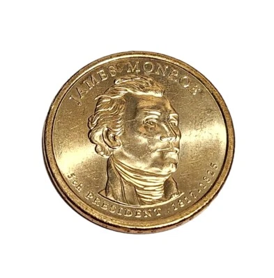 2008 P James Monroe Presidential Dollar Brilliant Uncirculated US Mint Coin!! - Image 1 of 3