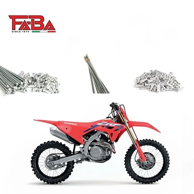 Set Strahlen + Nipples Original Honda Crf 450 R (02-24) Hinterrad 19' - Bild 1 von 4