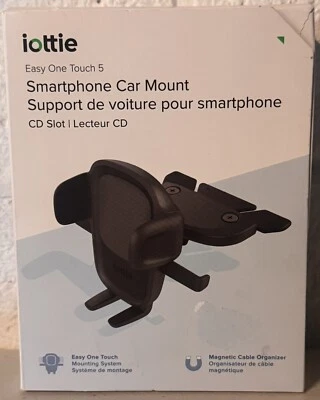 iOttie Easy One Touch Universal CD Slot Mount Smartphone Holder - Open Box - Image 1 of 3