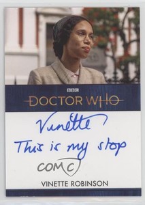 2022 Doctor Who Series 11 & 12 Inscription Vinette Robinson Rosa Parks Auto 0ix3