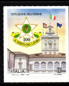 Repubblica Italiana 2023 merito al lavoro  nuovo gomma integra mnh - Picture 1 of 1