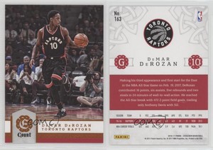 2016-17 Panini Excalibur Count DeMar DeRozan #163
