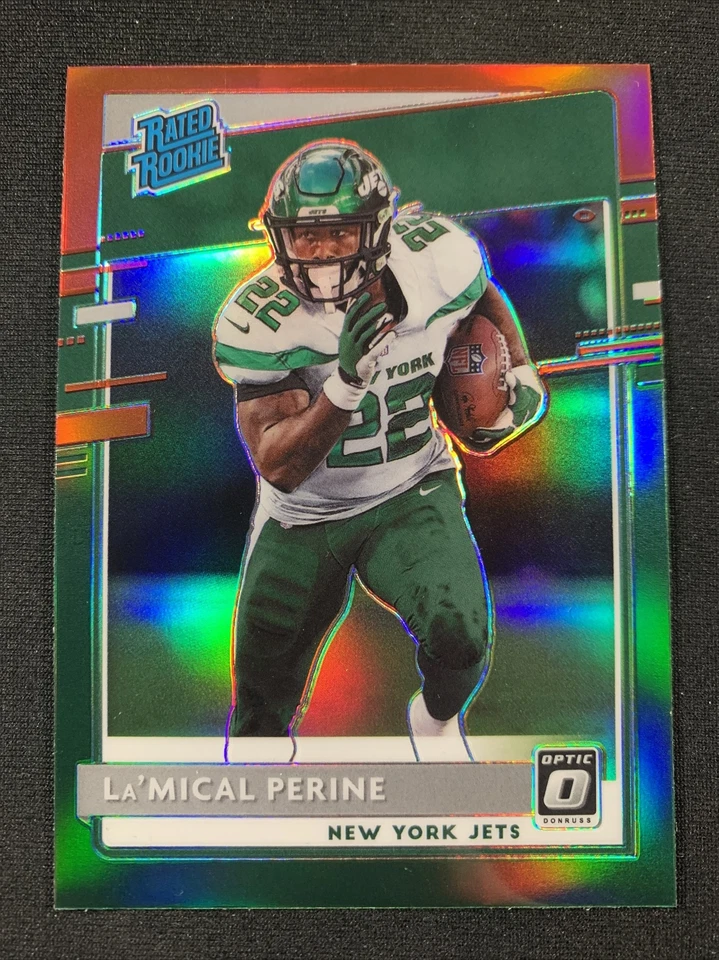 La’Mical Perine 2020 Donruss Optic RED GREEN Preview PRIZM Rated Rookie RC #340 - Image 1 of 1