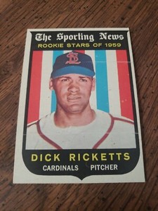 1959 Topps Baseball #137 Dick Ricketts ****FREESHIPPING****