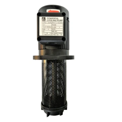 Bomba de refrigerante filtrada 1/6 HP 6180 eje 180 mm 7", 1PH 110/220V, diámetro NPT 3/8" Foto 1 de 4