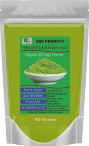 Moringa Oleifera Blattpulver 50g. Rohes 100% reines natürliches Superfood - Bild 1 von 6