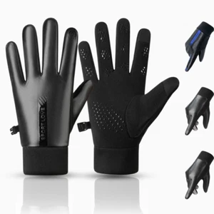 Thermal Winter Gloves Waterproof Touch Screen Windproof Cycling Bike Gloves - Picture 1 of 30