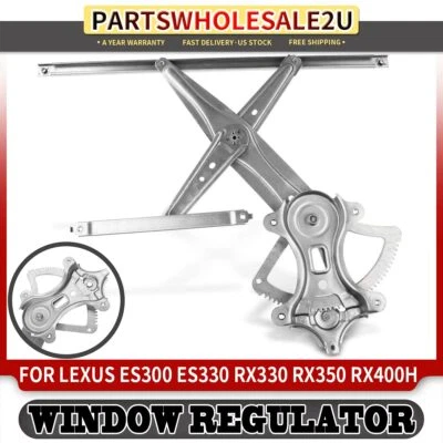 Regulador de ventana eléctrica delantero derecho sin motor para Lexus ES330 RX330 RX350 RX400h Foto 1 de 4