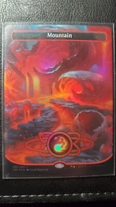 Mountian Foil Borderless 238/244 M PF MTG UNfinity Series  - Picture 1 of 2