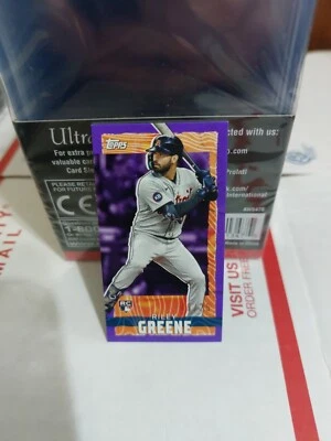 2023 Topps Rip Riley Greene Rookie Mini Purple /25 Detroit Tigers Ssp Rare - Image 1 of 4