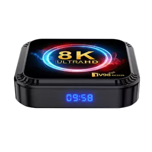 TV98 Smart TV Box 4+64GB Android 13.0 5G WIFI 8K HD Quad Core Stream Player AU - Picture 1 of 15