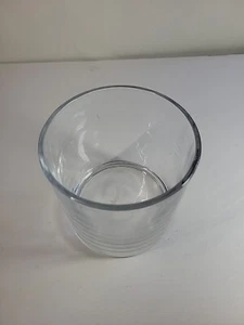 Pottery Barn Thick Glass Candle Hurricane 5" - Picture 1 of 5