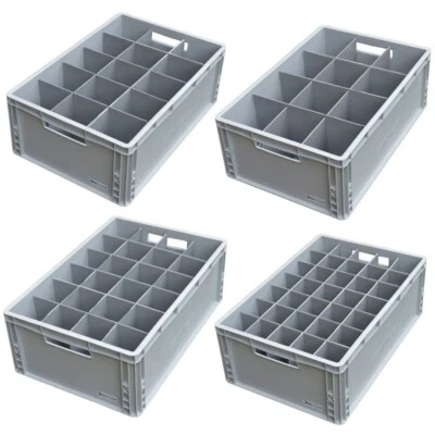 Glassware Storage Crates for Champagne Flutes, Wine Glasses, Pints and Hiballs - Image 1 of 4