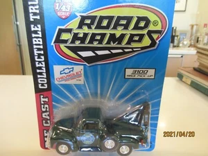 Camión grúa Chevrolet 3100 1953 1:43 Road Champs verde oscuro - Imagen 1 de 1