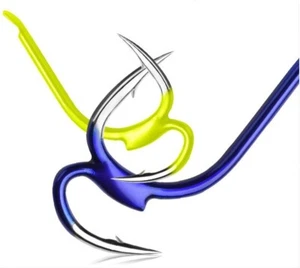 20pcs Fishing Hook High-carbon Steel Barbed Carp Fishing Jigs Hooks Two Strength - Picture 1 of 16