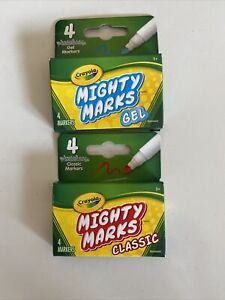 CRAYOLA Mighty Marks - Washable Gel & Classic Markers (2 Pack) Stocking Fillers