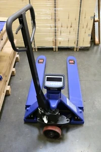 Pallet Jack Scale 6,000 LB x 1 LB US-BJ “Big Jack” w/ Built in Label Printer - Picture 1 of 4