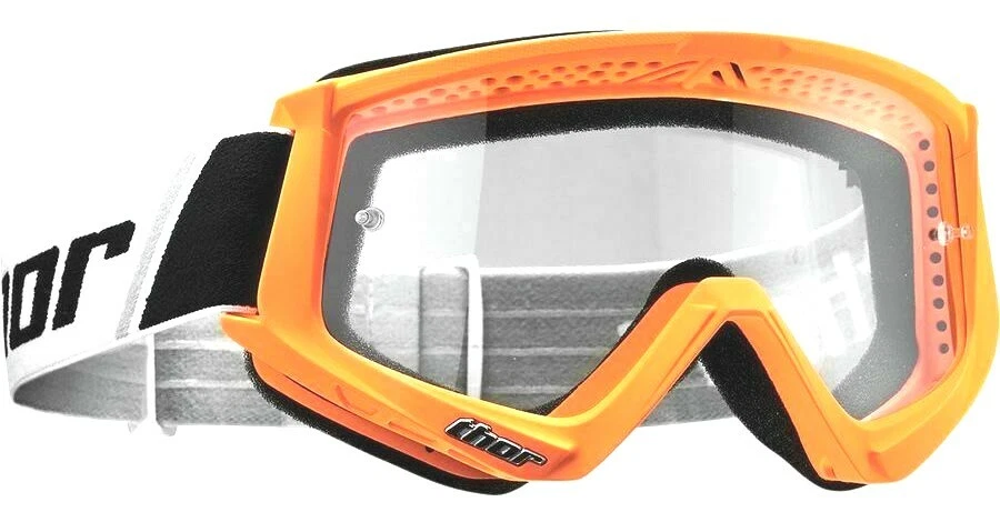 Thor Combat Goggles Lunettes Moto Orange/Black Adult Size #2601-2081 Foto 1 de 1