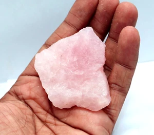 Natural Madagascar 437 Ct Rose Quartz Certified Uncut Rough Loose Gemstone - Picture 1 of 4