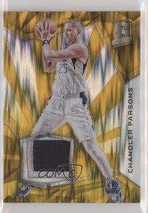 2015-16 Panini Spectra Swatches Gold Prizm /10 Chandler Parsons #7