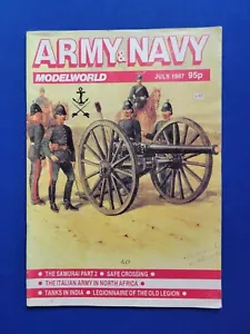 Army & Navy Modelworld Magazine July 1987 - Imagen 1 de 2