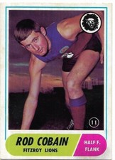 1969 Scanlens (11) Rod COBAIN Fitzroy