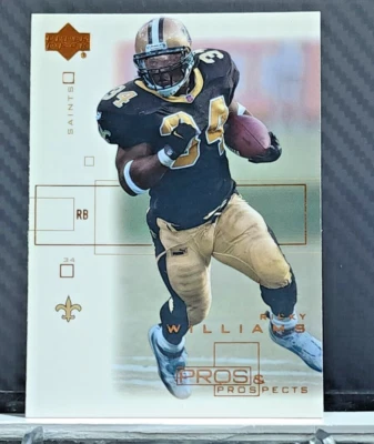 Ricky Williams 2001 Upper Deck Pros & Prospects #54 - Saints - Image 1 of 2